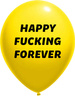Balony pastelowe Happy Fucking 14 cali, 1 szt.