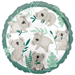 Balon foliowy Koala, 45cm, 1 szt.