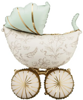 Balon Foliowy WÓZEK Dziecięcy Roczek, 67x96 cm