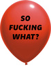 Balony pastelowe So fucking what? 14 cali, 1 szt.