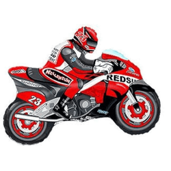 Balon foliowy 14" - Motor (czerwony)