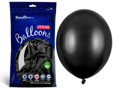 Balony Metaliczne Czarne 12cm 100szt.