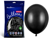 Balony St. 12cm (5") Metallic Czarny, 100szt.