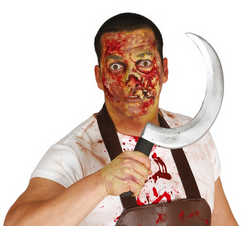 Nóż Sierp Mordercy Rzeźnika Hallowen Bal 44cm
