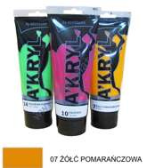 Farba A'KRYL 100 ml, 1 szt. żółć pomarańczow