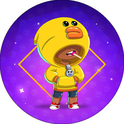 Opłatek tortowy 29 cm, Brawl Stars 1 szt.