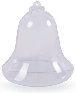 Bombka otwierana dzwonek, 8,5 x 8,5 cm