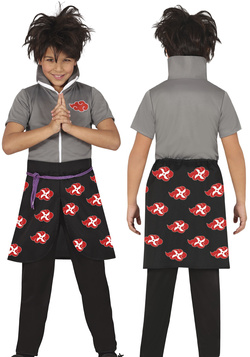 Kostium Strój Czarny NINJA Wojownik Anime 7-9 lat