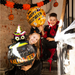 Balon Foliowy HAPPY HALLOWEEN Kociołek Pająk 51x79