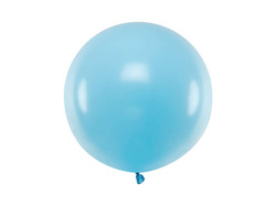 Balon okrągły 60 cm, Pastel Light Blue, 1 szt.