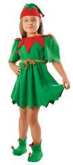 Strój Kostium Sukienka ELFICZKA 110/120cm