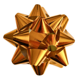 Rozety przyklejane 11 cm, złote 12 szt. 1 op.