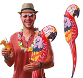 Dmuchana Kolorowa PAPUGA Pirat Hawaje Aloha 105cm