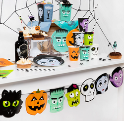 Baner Girlanda Halloween Monsters 150 cm