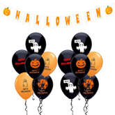 Zestaw na Halloween, Balony, Baner