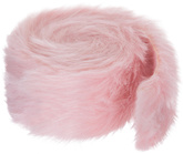 Taśma z Futrem Futerko RÓŻOWA 6cm x 2m