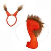 Zestaw Wiewiórka opaska i ogon , 1 szt.