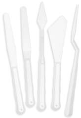 Zestaw Plastikowych Szpachelek Malarskich 5szt.