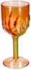 Pomarańczowy KIELISZEK Kielich Wina DŁOŃ 18cm