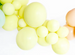 Balony St. 12cm (5") Pastel Żółte, 100szt.