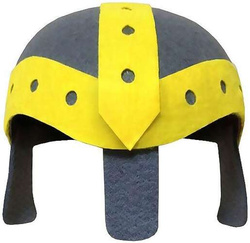 Hełm Rycerski Filcowy Miękki Rycerz Gladiator Bal