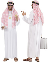 Kostium Strój SZEJK Książę Arabski Bogacz XL