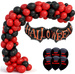 Zestaw na HALLOWEEN Girlanda Baner Balon Nietoperz