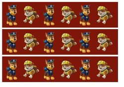 Opaski na tort, Psi Patrol 1 kpl.