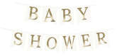 Baner BABY SHOWER. Złoty, 1kpl.