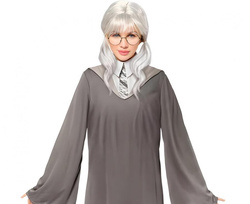 Kostium Strój Szara Czarodziejka Marta 110/120 cm