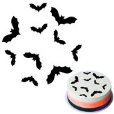 SZABLON Dekoracji Ciast NIETOPERZE Halloween 25cm