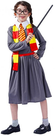 Kostium Strój Czarodziejka Magik Hermiona 130/140c