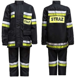 Strój strażaka 2 częściowy 130/140 1 szt. 