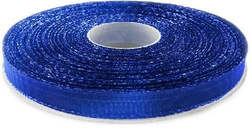 Tasiemka metaliczna NIEBIESKA 6 mm x 22 m