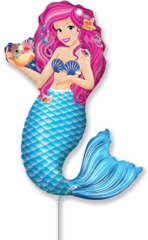 Balon foliowy 14 cali FX - Syrenka Zoe