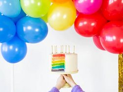 Balony St. 27cm (12") Pastel Corn. Blue, 100szt.