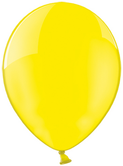 Balony KRYSTALICZNE Crystal ŻÓŁTE 30cm 100szt.