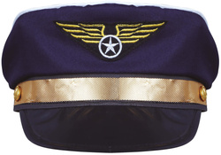 Czapka PILOTA Pilotka Kapitan Samolotu Dziecięca