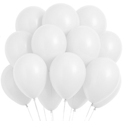 Balony St. 23cm (10") Pastel Pure White 100szt.