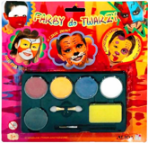 Farby  do malowania twarzy, 5 kolorów