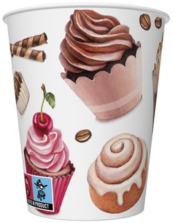 Zestaw Talerzyki Kubeczki DESER Słodkości