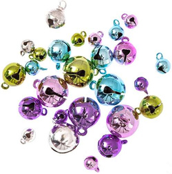 Dzwoneczki Dekoracyjne Metalowe Pastelowe Mix 26sz