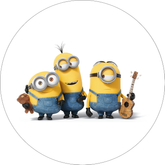 Opłatek tortowy 29 cm, Minionki 1 szt.