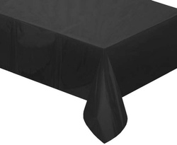Obrus foliowy B&C, matowy czarny, 137x183 cm 