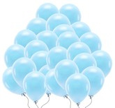 Balony Eco 26cm pastelowe, błękit 100szt.