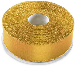 Tasiemka metaliczna ZŁOTA 25 mm x 22 m