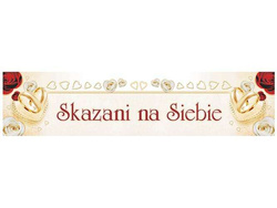 Tablice rejestr. weselne 50x11,5 cm, 1 szt.