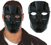 Maska Gracza Czarna Przywódca Szef Lider