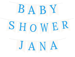 Baner BABY SHOWER + IMIĘ Dziecka Personalizowany