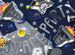 Baner Kosmos - Space Party, srebrny, 13x96cm